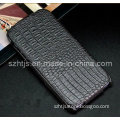 for iPhone 5 Lizard Skin Pattern Protective Sleeve Left Open Mobile Phone Holster Foldable Card